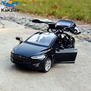Diecast Model car 1 32 MODEL X MODEL3 Alloy Car Model Diecasts Toy Vehicles Toy car Kid Toys For Children Gifts Boy Toy 230608
