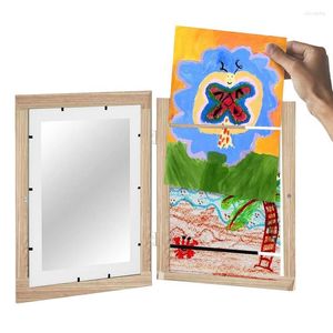 Frames Front Opening Art Wall Display Picture Frame Artwork For Children Projects School Home Office Gallery