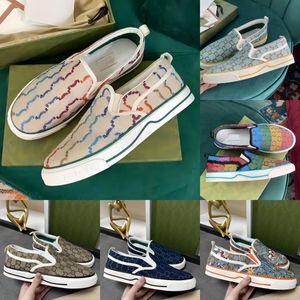 Lüks Tasarımcı Tenis 1977 Spor Ayakkabıları Erkek Kadın Keten Dokuma Ayakkabı Ace Kauçuk Tabanlar Eski Günlük Spor Ayakkabılar 1977 Klasik Loafers Espadrilles boyutu 35-42