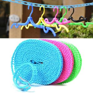Other Home Storage Organization Outdoor Clothesline Nylon NonSlip Laundry Line Rope Travel Business Windproof Clothes Cord 3510 Meter Long 230607