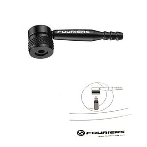 Велосипедные нагрузки на колеса диска Fouriers 90 градусов адаптер VL PE005 Fix Presta Rim Black 230607