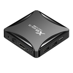 X88 Mini 13 TV Box Android 13 8K Двойной полосой Wi -Fi Видео вывод 4K 4GB 64GB RK3528 Android TV Box