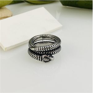 Серебряное кольцевое стальное кольцо женское винтажное модное бирюзовое титановое стальное кольцо эльф Любовь Бесстрашная эмалевая пара