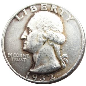US 1932 P D S Washington Quarter Dollars Silver Plated Copy Coin