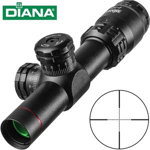 Diana 2-7x20 Scopes Hızlı Hedef Edinme Av Tüfekleri MIL-DOT OPTİK GÖRÜNÜMÜ Mobil Boyut Cep Kapsamı