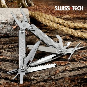 Pliers Swiss Tech 17 in 1 Многоплошная плесень из нержавеющей стали складной проволоки Многотул.