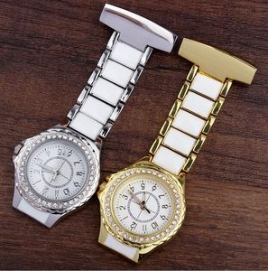 Water Diamond 4748 Orologio da parete con orologio da infermiera medico Movimento importato Orologio da tasca vintage Orologio da regalo