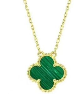 Xwsw0 дизайнерские подвесные ожерелья для женщин Элегантный 4/четыре листового клевера ожерелье медальон высококачественные четки дизайнерские ювелирные ювелирные изделия 18 тыс.
