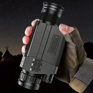 Telescópio profissional monocular de visão noturna digital APEXEL, escopo ótico 8X, câmera de gravação de vídeo, binóculos para caça