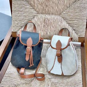 Triomphe tuval ve deri tasarımcı sırt çantalarında mini sırt çantası folco moda paketi fow kadın çanta presbyopic mini omuz çantası çapraz vücut çantası