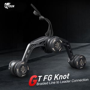 Balıkçılık Kancaları Leydun Araçları GT FG PR Knotter Assist Hat Lider Bağlantı Düğüm Makinesi Bobin Sarı Sarı Çizgileri Tel Japonya Knot Aracı 230609