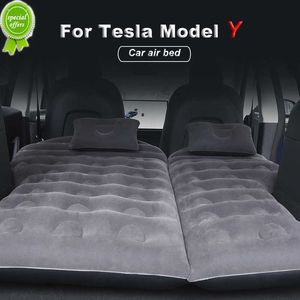 Yeni araba havası şişme seyahat yatak yatak arka koltuk çok fonksiyonel kanepe hava yatak yastık dış mekan kamp paspas Tesla Model Y