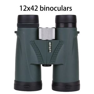 12x42 Высокая мощность Professional Binocular с Bak4 Prism, MC Green Covert Life Водонепроницаемый телескоп для охоты на на открытом воздухе