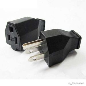 Power Plug Adapter Black 125V 5-15P/5-15R Canada Mexico Pins removable wiring plug socket industrial male power R230612