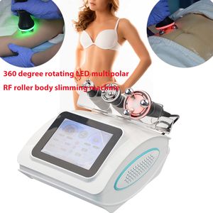 Nova máquina de aperto de pele Rf rotativa de 360 graus Rolo Rf 360 rádio frequência máquina de massagem de emagrecimento corporal