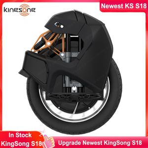 Scooter elettrico Originale 2023 Versione di aggiornamento KingSong S18 84V 1110Wh Pedale a nido d'ape Air Shock Absorbing Versione internazionale Monociclo elettrico KingSong S18