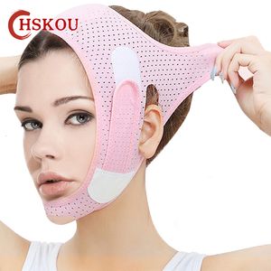 Face Massager Double Chin Reducer Slimming Strap V Line Lifting Facebelt For Women and Men Tightening Skin Preventing Sagging 230612
