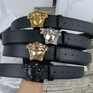 cinturão de designer cinturão de luxo cinturões clássicos para mulheres designer mens em cinturão padrão de comprimento de ouro fino cinto de couro moda clássica lichchee padrão