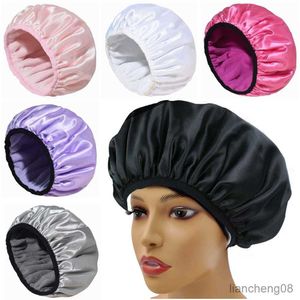 Terry Cloth Lined Exterior Reusable Triple Layer Waterproof Large Bath Hair for All Hair Hotel Travel R230612