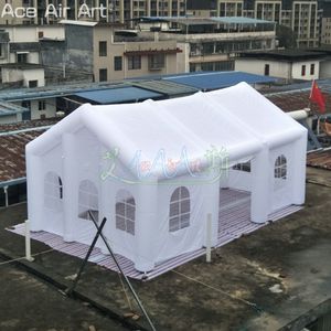 Tenda inflável para festa de casamento, 8m C x 5m L x 4m H, casa justa para o dia dos namorados ou exibição/aluguel de negócios