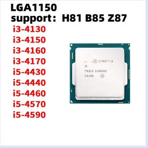 i3-4130 i3-4150 i3-4160 i3-4170 i5-4430 i5-4440 i5-4460 i5-4570 i5-4590 Computador CPU desktop chip de qualidade testado bem