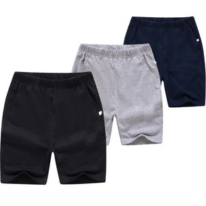 Shorts Big Kids Wholesale 815 Years Old Childrens Casual Short Classic Threecolor Black White Gray Student Boys Sweatpants 230613