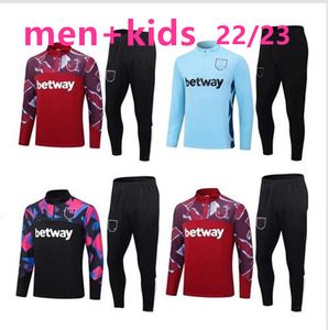 2023 West Hams futbol eşofman L. Paqueta West Scamacca Pirinç Kitleri Lanzini Antonio Hams Noble Vlasic United Bowen 22 23 24 Whu Futbol Trailsuit 10/2xl