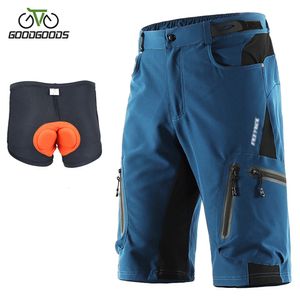 Shorts de ciclismo masculino verão mountain bike downhill solto esportes ao ar livre ciclismo estrada mtb calças curtas 230612