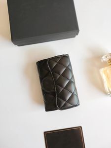 Дизайнерская сумка Роскошный брендовый кошелек, визитница, классический узор, кошелек из овчины, материал икры