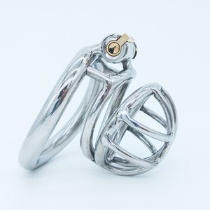 Male Chastity Device Arc-shaped Penis Rings Stainless Steel Cock Cage,Chastity Belt,Stealth Penis Lock Sex Toys For Men