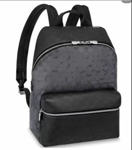 Discovery 7a Подличная кожаная мужская рюкзак с тисненой кожаной дизайнерской дизайнером мужчин рюкзаки роскошные школьные сумки для мешков для ноутбука для мужчин.