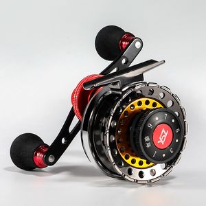 Baitcasting Reels Tüm Metal Balıkçı Antislip Sol Sağ El Sökü Ön Sal Tekerleği Kış Buz Malzemeleri 230613