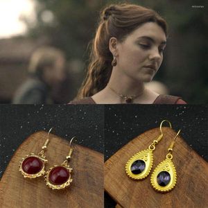 Dangle Küpe America TV Drama Kahraman Cosplay Alicent Hightower Vintage Küpe Kakılış Kraveri Kadınlar Taraftarları Partisi