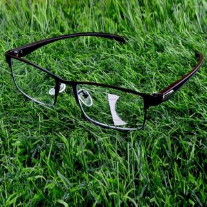 Солнцезащитные очки с полным титановым сплавом прямоугольник бизнес-черный рамка Men Progressive Multifocal Limited Haclese с 0,75 до 4