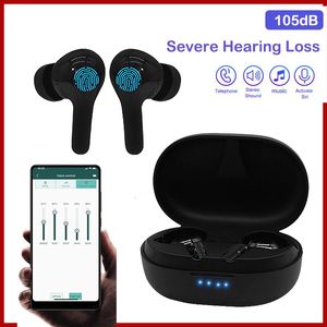 Supplência de cuidados de ouvido Bluetooth Aparelhos auditivos recarregáveis Mini Wireless Ear Audir Ajudar Invisível Amplificador de Som Auxiliação de Cuidados de Cuidado 230613