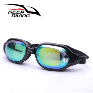 Goggles Optical Swim Goggles Рецепт, плавающие очки мужчины, женщины с объективом -миопией -1,5 ~ -7 слева и справа могут быть разными 230613