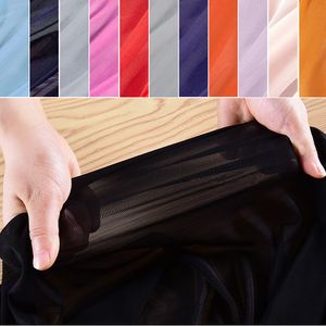Ткань сетчатая ткань Супер мягкая нейлоновая спандекс мягкая четырехсторонняя растяжка прозрачна для швейных платьев для одежды.