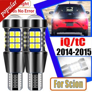 Новые 2PCS CAR Lamps T15 912 CANBUS Ошибка БЕСПЛАТНО 921 Светодиодный обратный свет W16W Backup Backup для Scion IQ TC 2014 2015