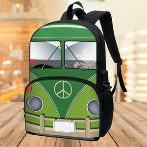 Школьные сумки разрызки тренд 3D -автобусный рюкюр