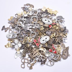 Takılar 10-40pcs Metal Parti Maskesi Masquerade Mardi Gras Kolye Mücevher Yapımı DIY Kolye Bilezik Küpe Aksesuarları