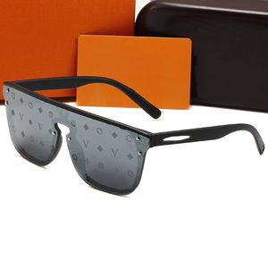 Modische florale Sonnenbrille, Sonnenbrille, Designer-Sonnenbrille, Damenbrille, PC-Vollformat, halbmondförmige, hochwertige Luxus-Druckbrille, Herrenbrille