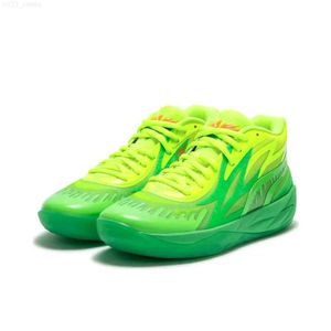 Novo Og Rick Morty Lamelo Ball Mb02 Slime Sapatos Vendas Mb1 Queen City Crianças Homens Mulheres Esporte Sapato Trainner Tênis Preço de atacado Us4.5-us12 MB01