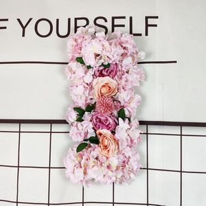 Dekoratif Çiçekler 27 55cm Yapay Hydrengea Çiçek Duvarı Düğün Kemeri Dekor İpek Gül Zemin Kılavuzu T Sahne Düzeni