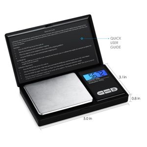 Mini Pocket Digital Scale Silver Coin Gold Jewelry Weigh Balance LCD Electronic Jewelry Scales Digital Pocket Scale
