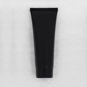 100gx30pc Kozmetik ambalaj için siyah boş yumuşak tüp 100ml losyon krem ​​plastik şişe cilt bakım krema sıkma kapları tüp hqatk