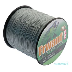 FORTE 9 Fios POWER Linha de pesca trançada 500m Japonês verde cinza amarelo Linha de pesca multifilamento 15lb310LB Power PE fishing9215W