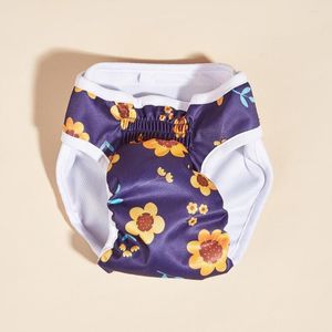 Собачья одежда долговечная дышащая ярко -цветная печать питомец менструальные подгузники удобные брюки аксессуары