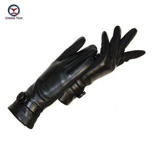 Beş Parmak Eldivenleri Marka Eldivenleri Kış Moda Kadınlar Çalışma Telefon Eldivenleri Süet Deri Koyun Dinleri Kadın Eldivenleri Sıcak Yumuşak Bayanlar Purfle Glove03 230615