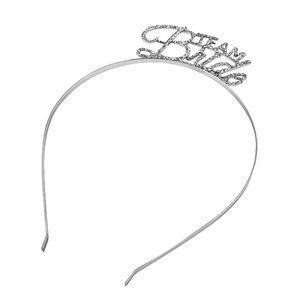 100pcs Team Gelin Gelin Gelin Tiara Taç Hen Head Band Bekarlık Partisi Düğün Gelin Nişan Diy Dekorasyon