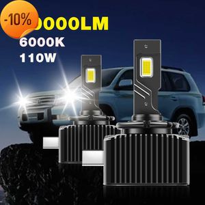 Neue 2PCS D1S/D1R D3S/D3R LED Scheinwerfer HID Lampen Für Auto 30PCS CSP Chip D2S d4S D5S D2R 9-36V 40000LM 6000K 110W Canbus Kein Fehler